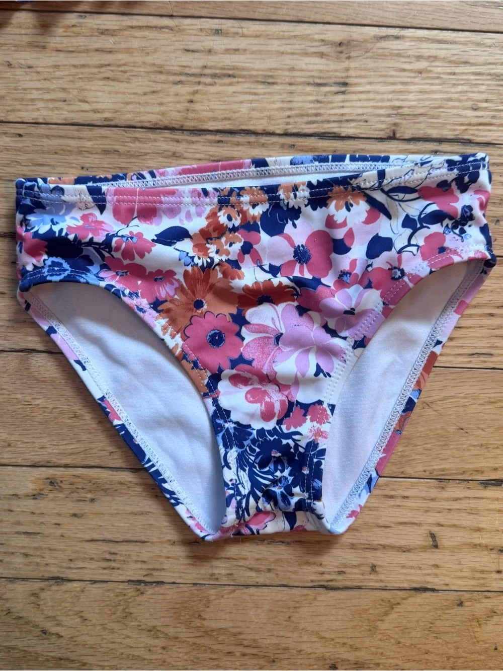 Janie and Jack Floral Ruffle Rash Guard Bikini 3T